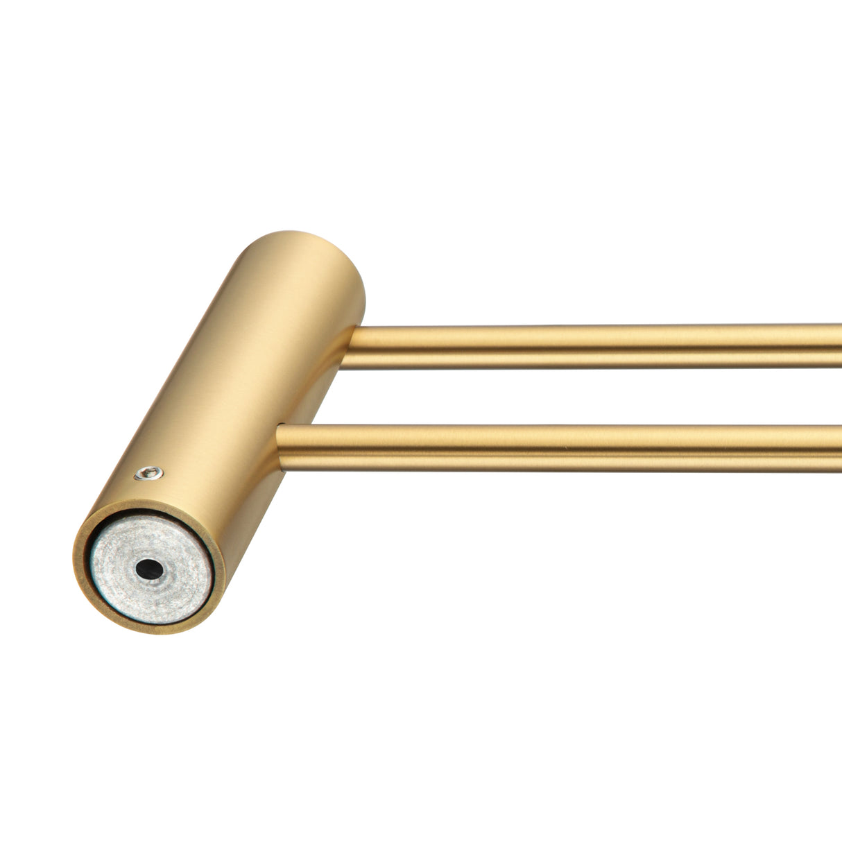 600mm Brushed Brass Double Towel Rail - MTO Marbles & Tiles Outlet