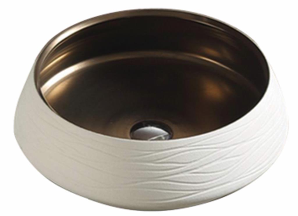 Matte White and Copper - MTO Marbles & Tiles Outlet