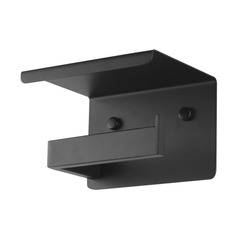 IVANO - Black Toilet Paper Holder - MTO Marbles & Tiles Outlet