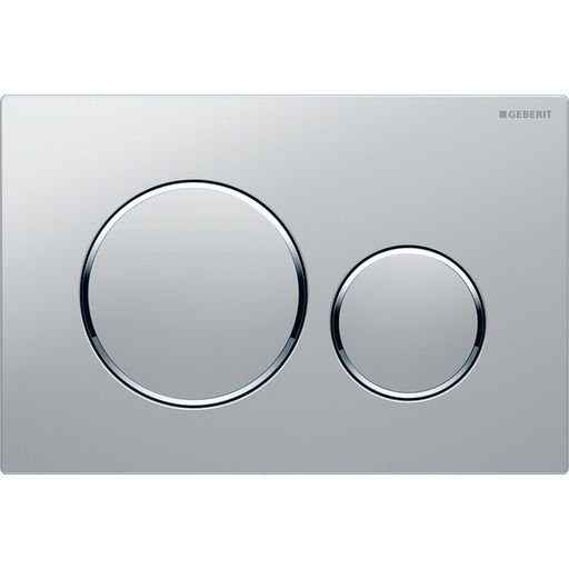 Geberit Sigma20 Flush Plate – Matt Chrome Finish, Chrome Trim