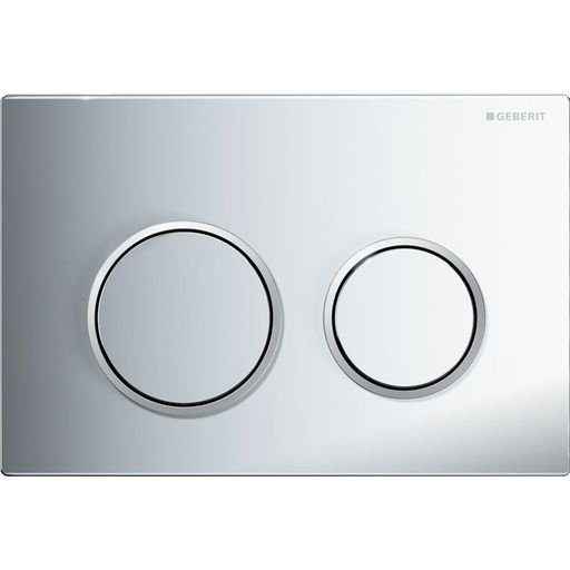 Geberit Kappa21 Flush Plate - Chrome Finish, Matt Chrome Trim