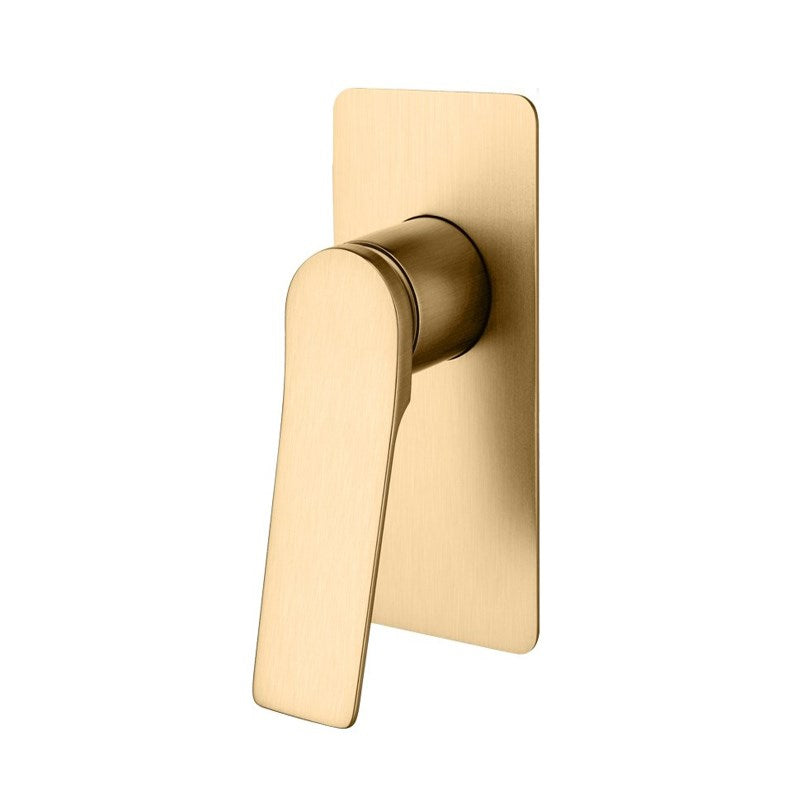 RUSHY - Brushed Brass Wall Mixer - MTO Marbles & Tiles Outlet