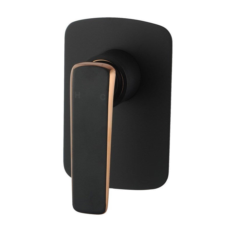 ESPERIA - Black & Rose Gold Wall Mixer - MTO Marbles & Tiles Outlet