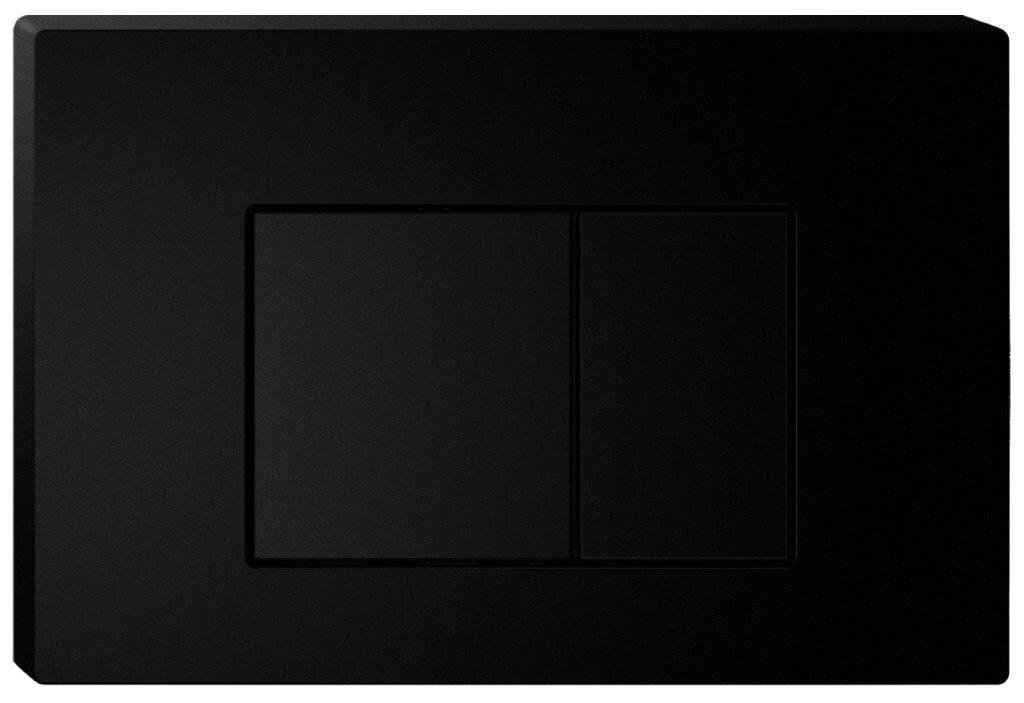 Mercio R&T Square Flush Plate - Black