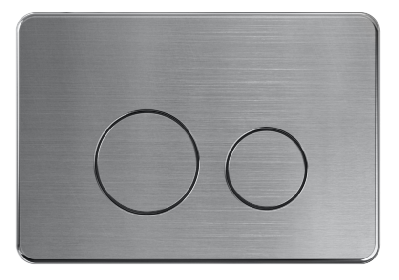 Mercio R&T Round Flush Plate - Gunmetal - MTO Marbles & Tiles Outlet