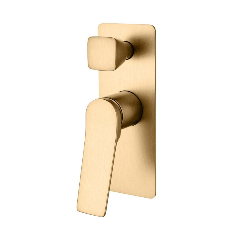 RUSHY - Brushed Brass Diverter Mixer - MTO Marbles & Tiles Outlet