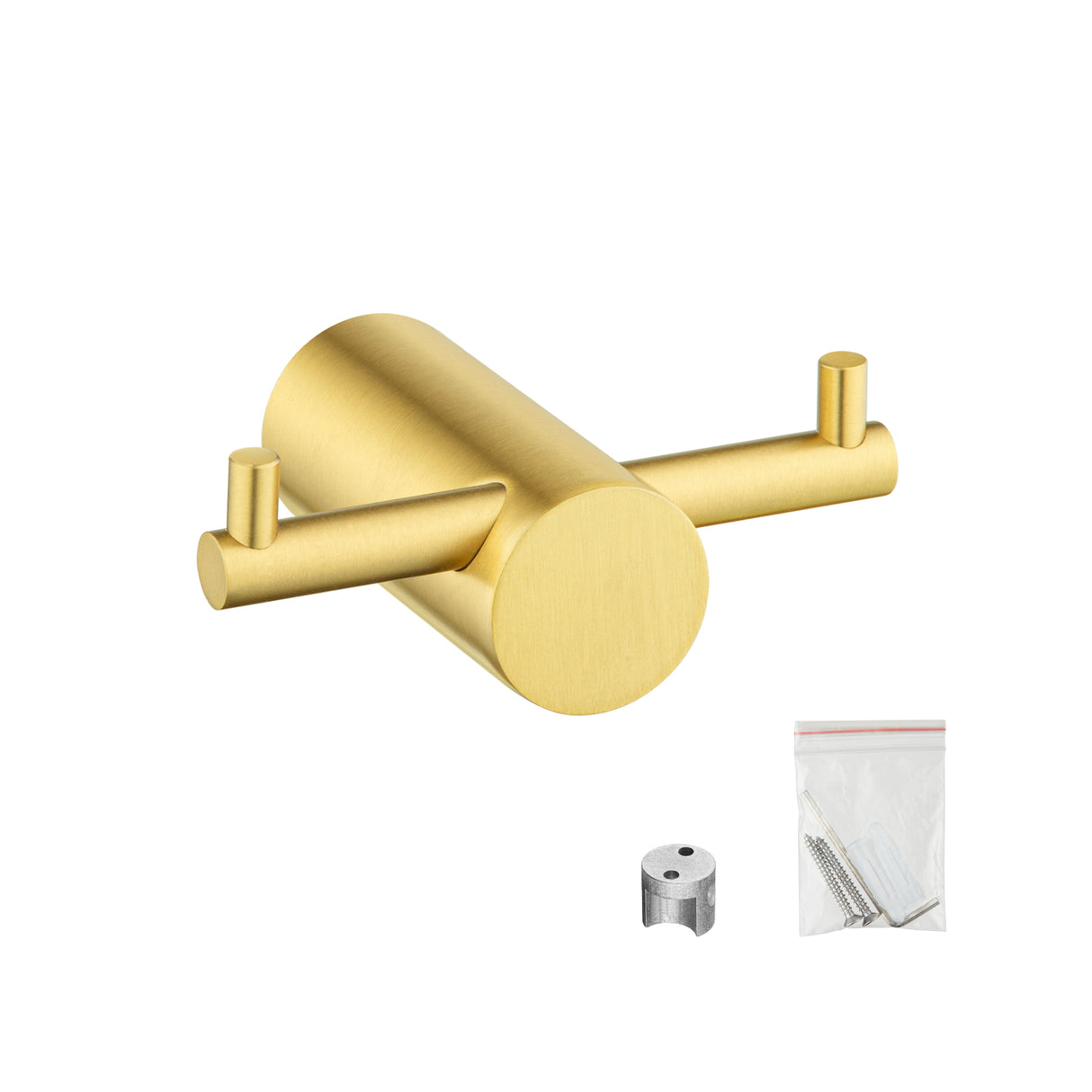 Brushed Brass Robe Hook - MTO Marbles & Tiles Outlet