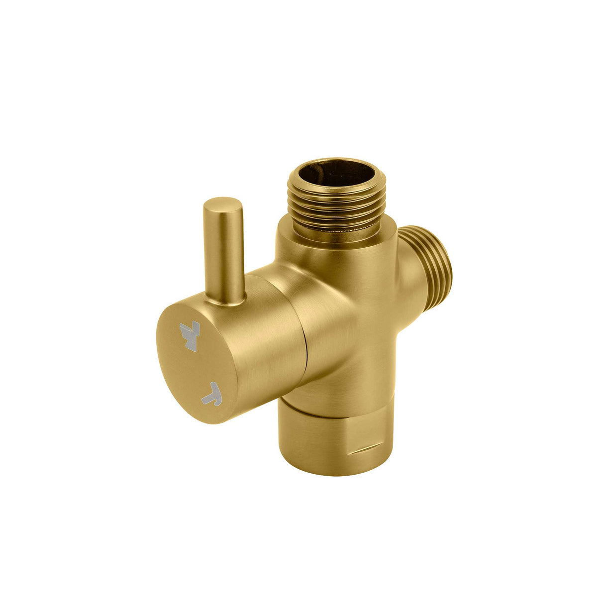 Brushed Brass Bidet Diverter - MTO Marbles & Tiles Outlet