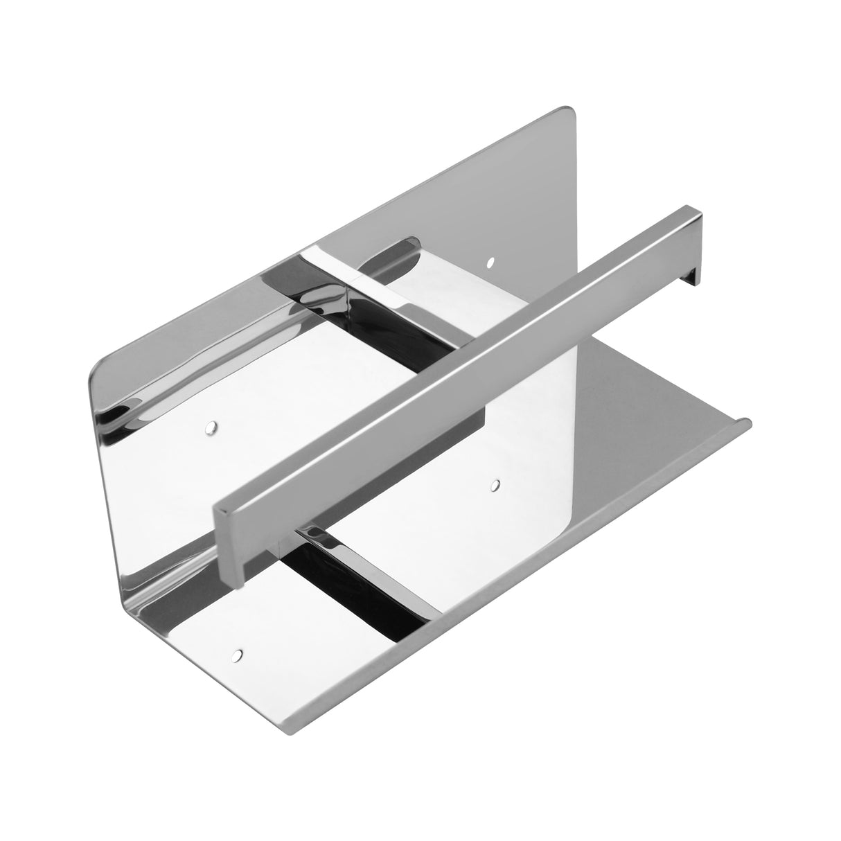 IVANO - Chrome Toilet Paper Holder - MTO Marbles & Tiles Outlet