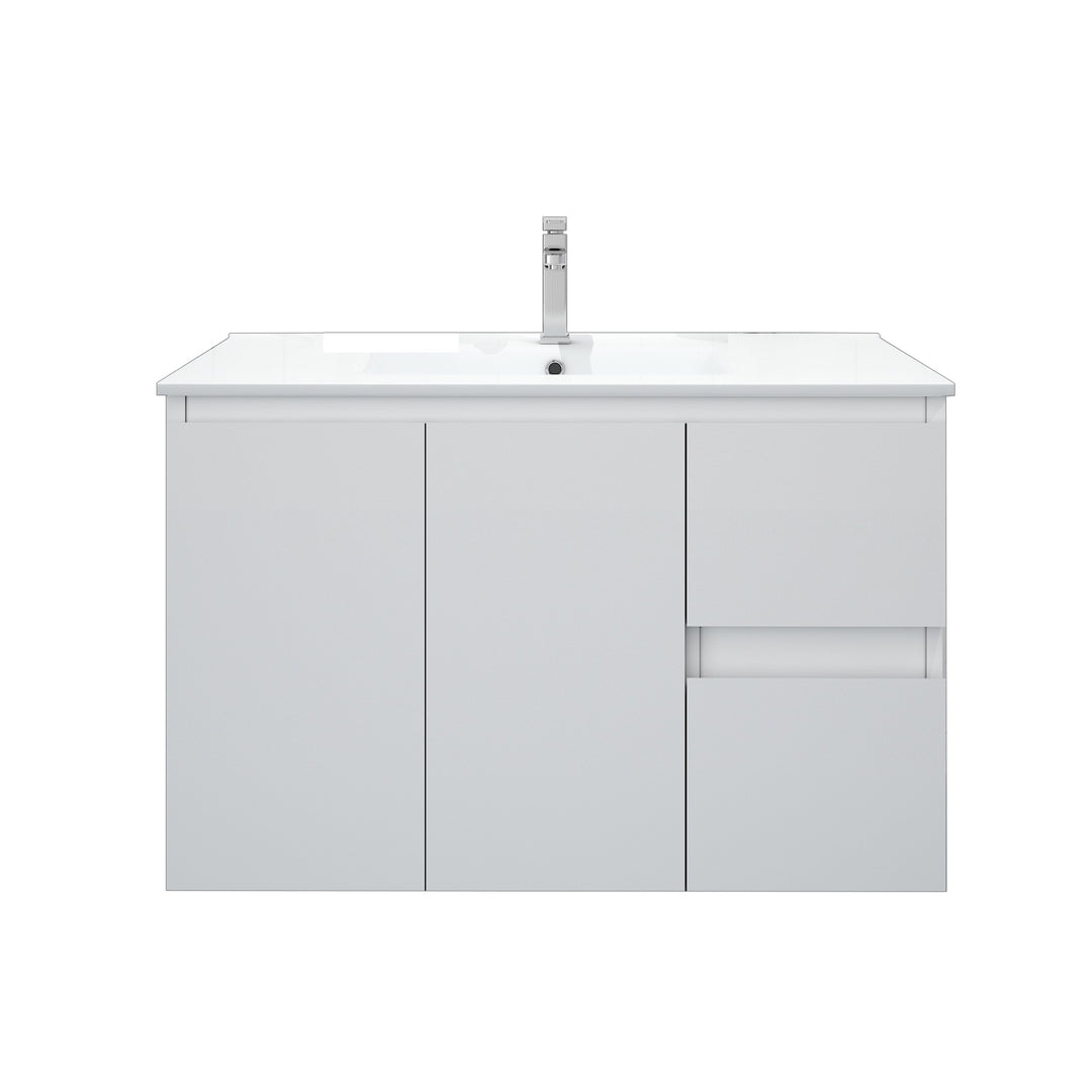 900mm MDF Wall-Hung Vanity (RHD) - MTO Marbles & Tiles Outlet