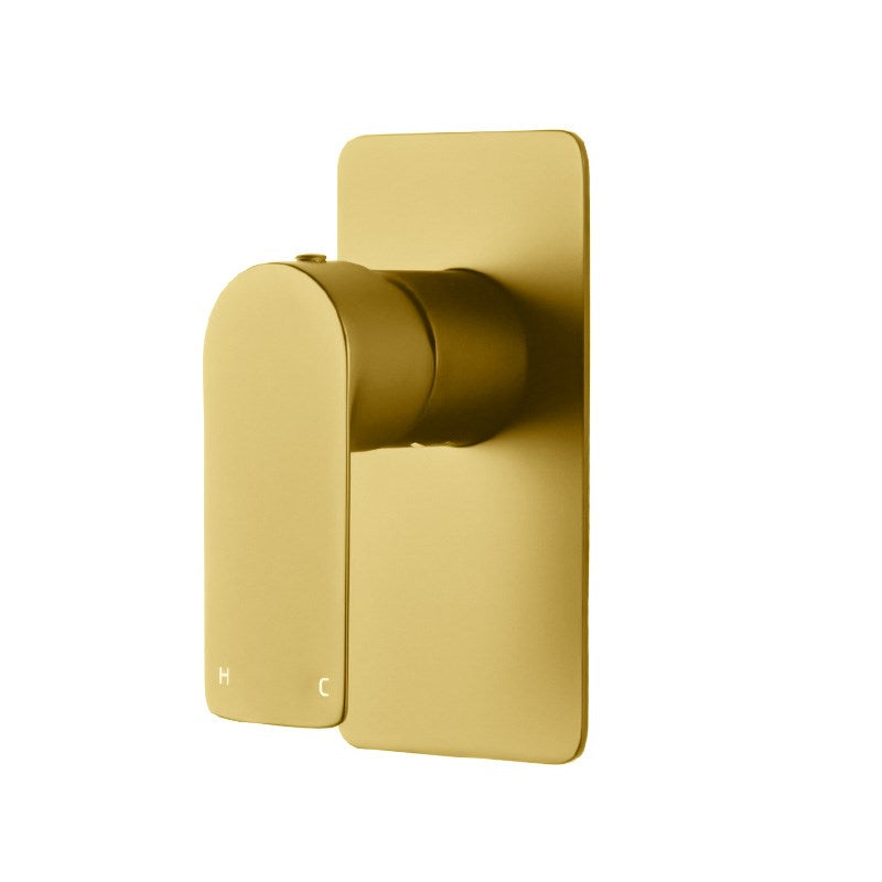VOG - Brushed Brass Wall Mixer - MTO Marbles & Tiles Outlet