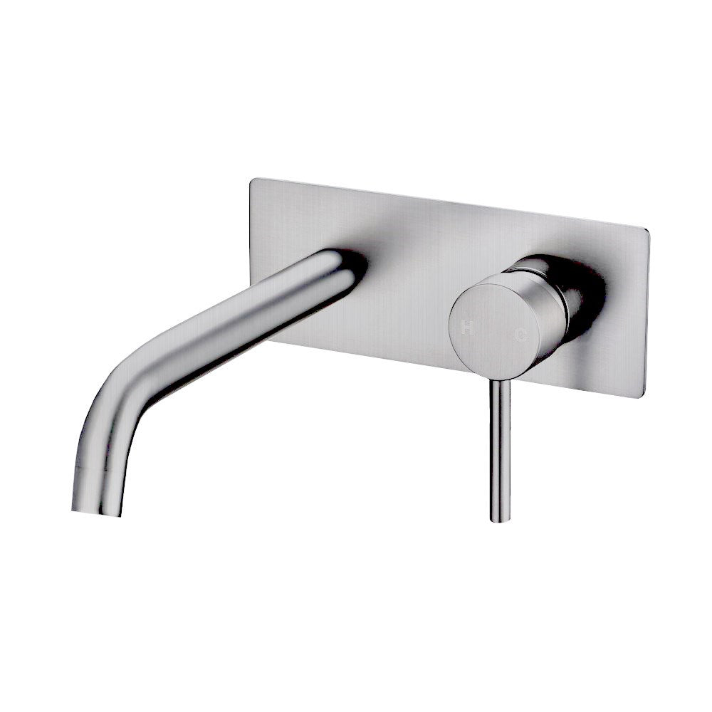 LUCID PIN - Brushed Nickel Spout Mixer - MTO Marbles & Tiles Outlet