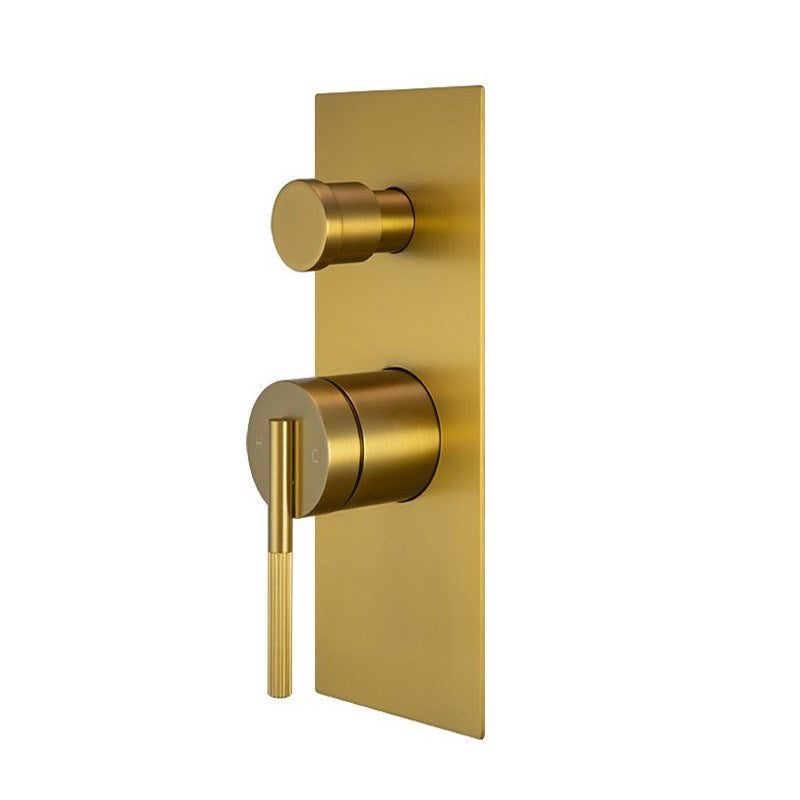 CADDENCE - Brushed Brass Diverter Mixer - MTO Marbles & Tiles Outlet