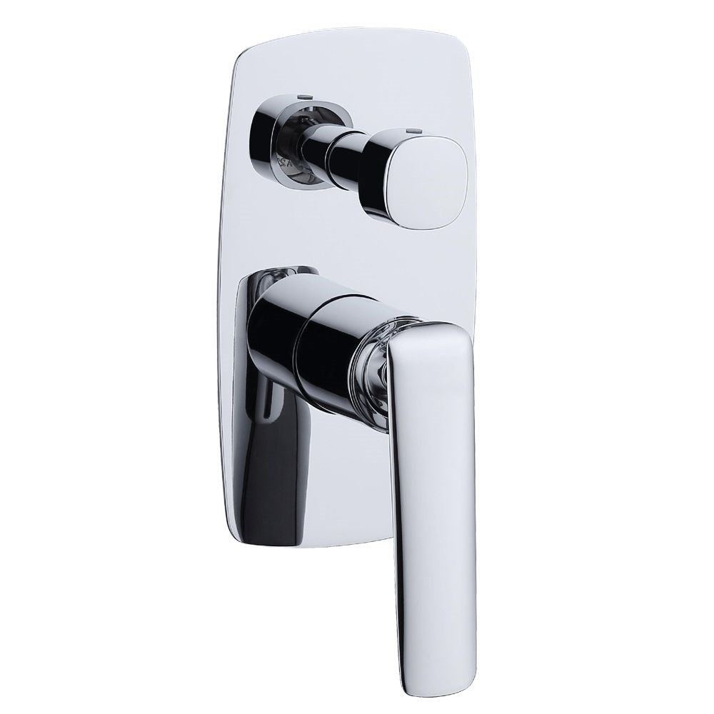 Bellino Chrome Wall Mixer with Diverter - MTO Marbles & Tiles Outlet