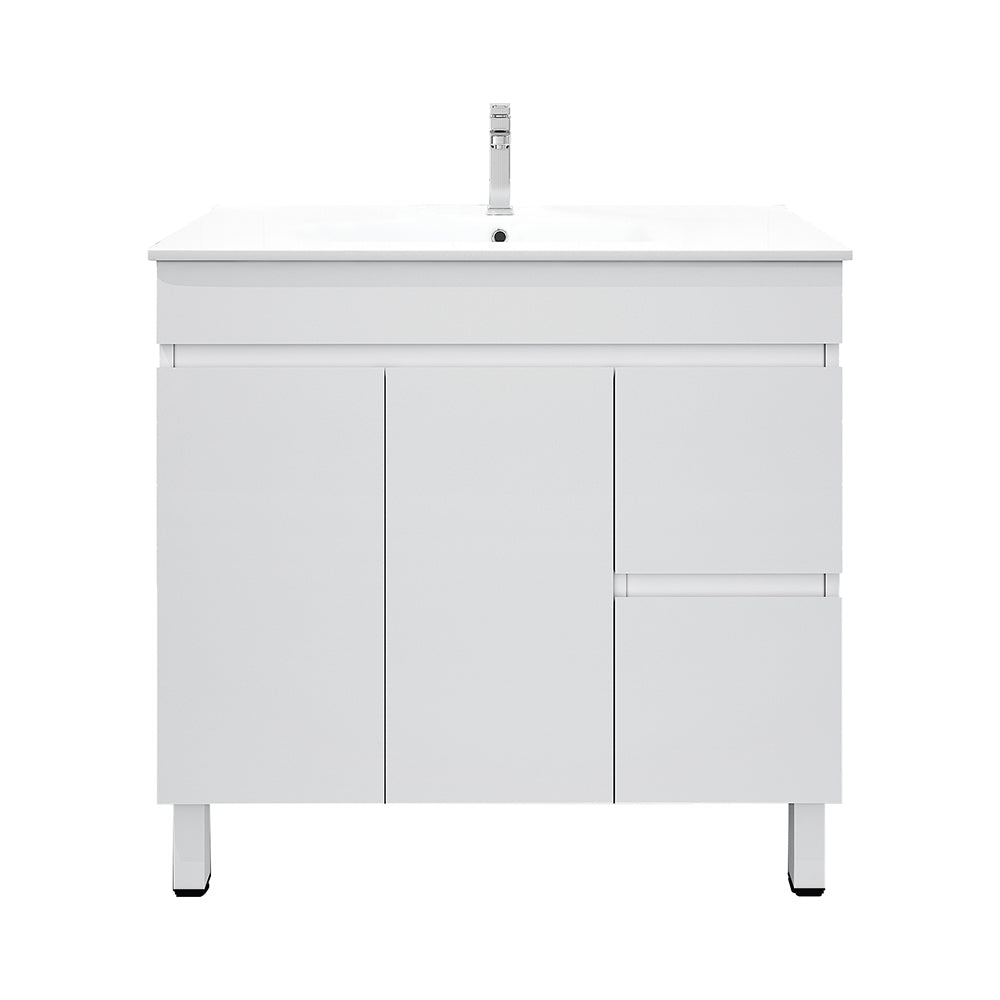 900mm PVC Slim Freestanding Vanity (RHD) - MTO Marbles & Tiles Outlet