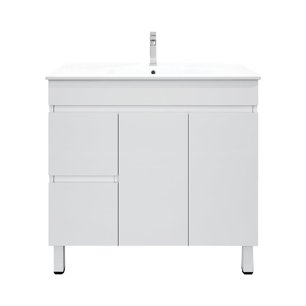 900mm PVC Freestanding Vanity (LHD) - MTO Marbles & Tiles Outlet