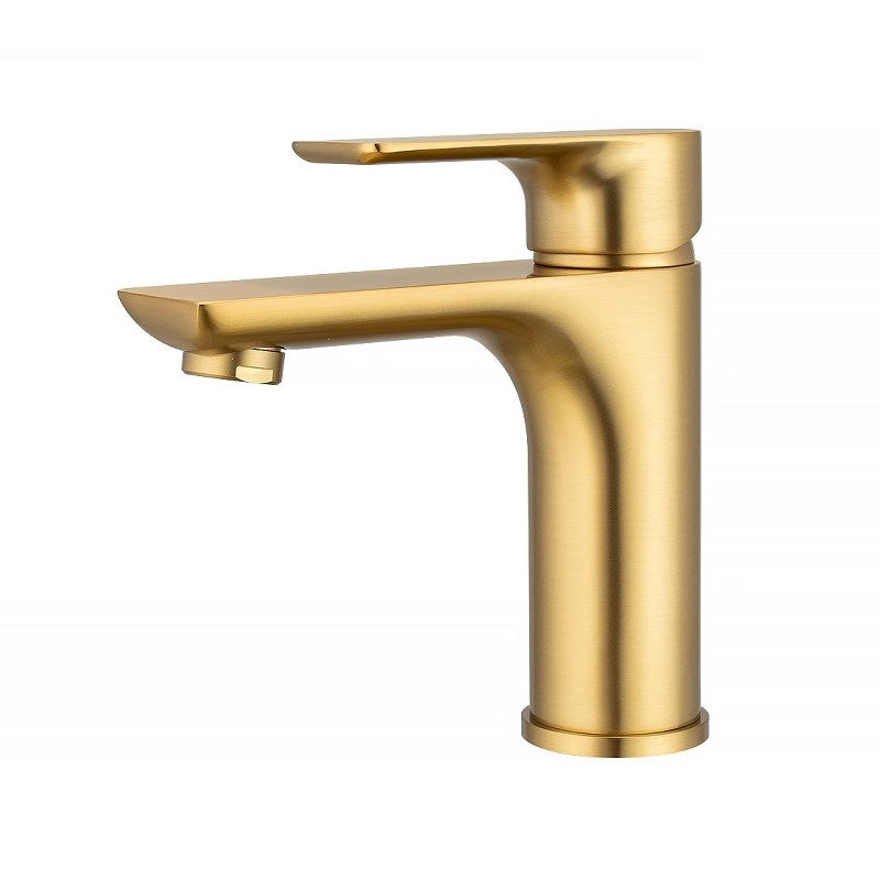 VOG - Brushed Brass Basin Mixer - MTO Marbles & Tiles Outlet