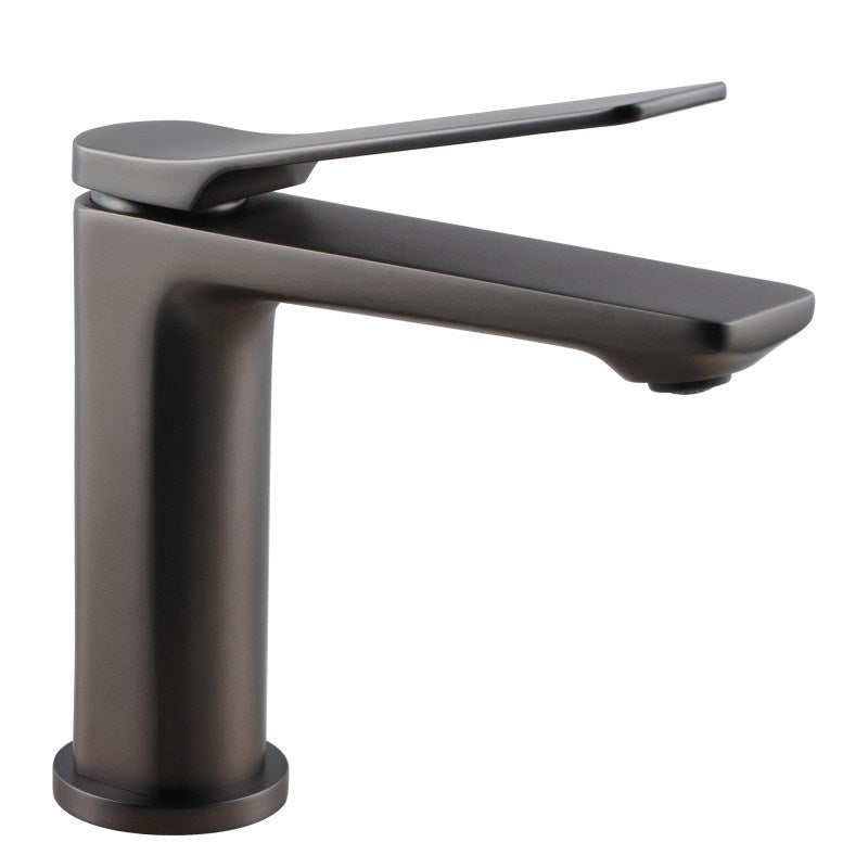 RUSHY - Brushed Gunmetal Basin Mixer - MTO Marbles & Tiles Outlet