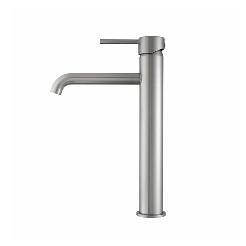 LUCID PIN - Brushed Nickel Basin Mixer - MTO Marbles & Tiles Outlet