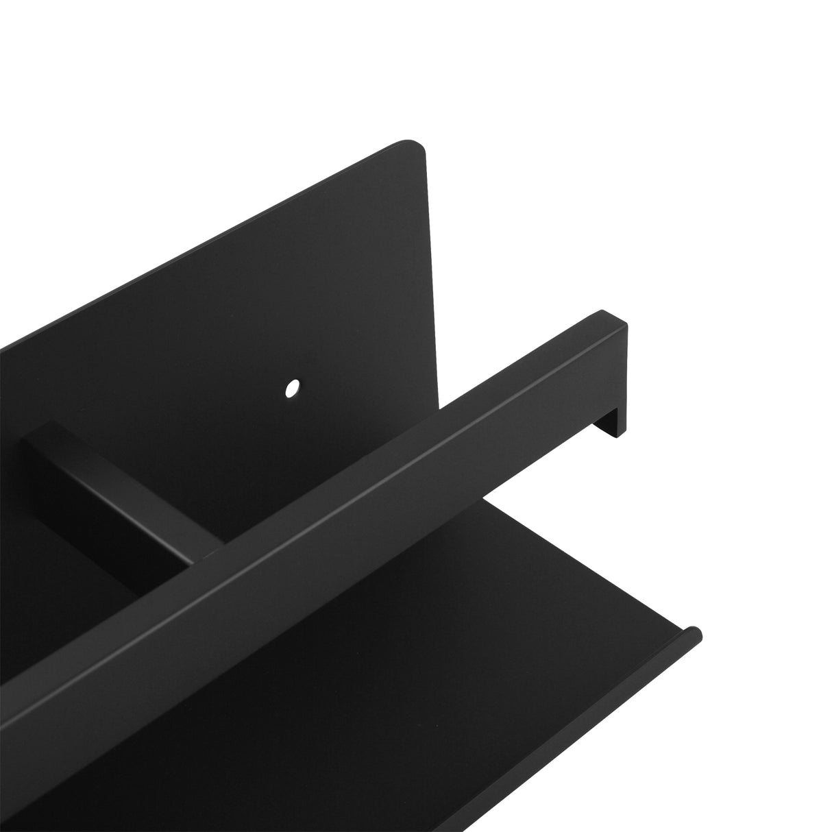 IVANO - Black Toilet Paper Holder - MTO Marbles & Tiles Outlet