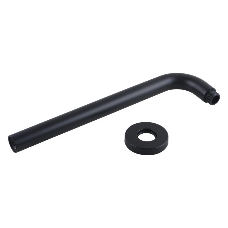 400mm Black Wall Shower Arm - MTO Marbles & Tiles Outlet