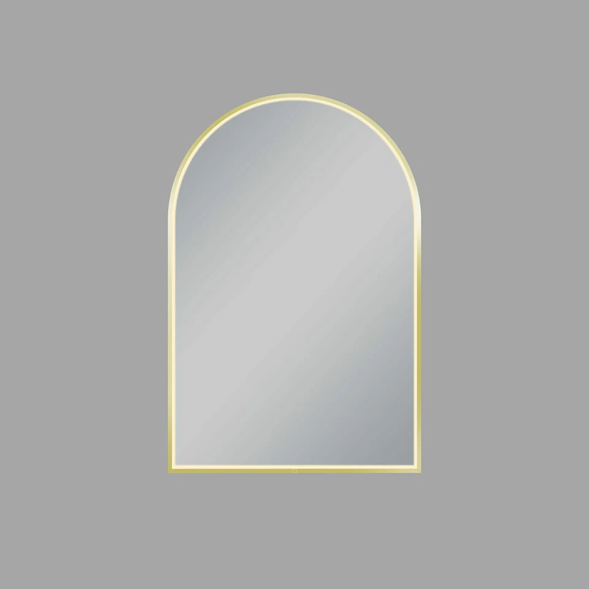 600x900mm Brushed Gold Framed LED Mirror - MTO Marbles & Tiles Outlet