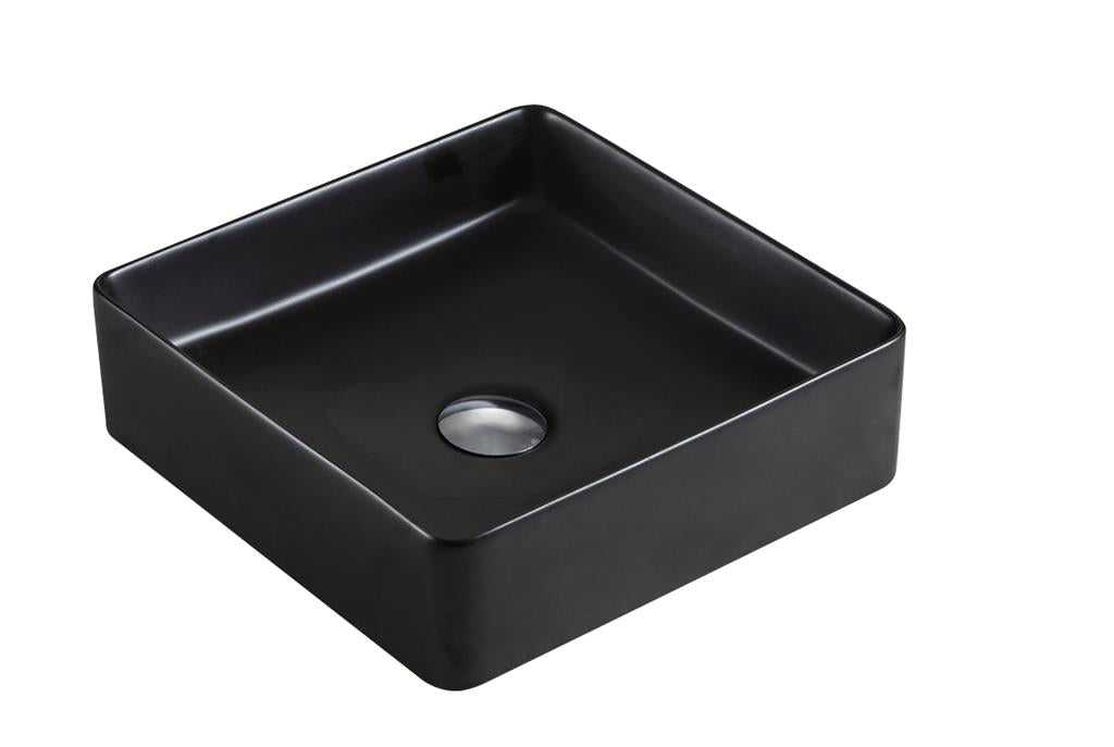 Quartz Art Basin Matte Black - MTO Marbles & Tiles Outlet