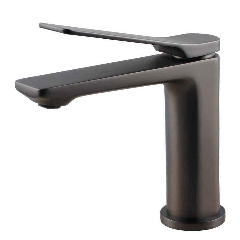 RUSHY - Brushed Gunmetal Basin Mixer - MTO Marbles & Tiles Outlet