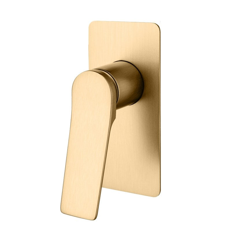 RUSHY - Brushed Brass Wall Mixer - MTO Marbles & Tiles Outlet