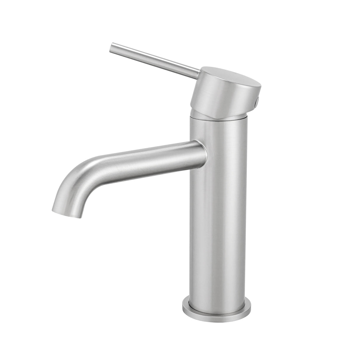 LUCID PIN - Brushed Nickel Basin Mixer - MTO Marbles & Tiles Outlet