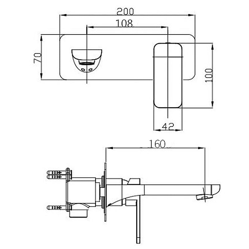 IVANO - Chrome Spout Mixer - MTO Marbles & Tiles Outlet