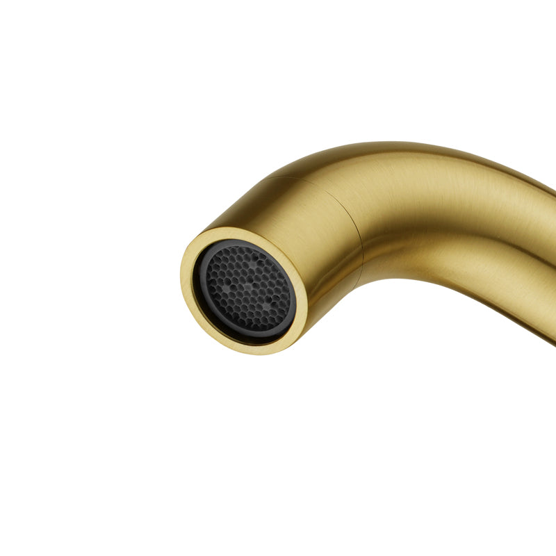LUCID PIN - Brushed Brass Spout - MTO Marbles & Tiles Outlet