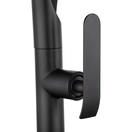 Black Pull Out Kitchen Mixer - MTO Marbles & Tiles Outlet