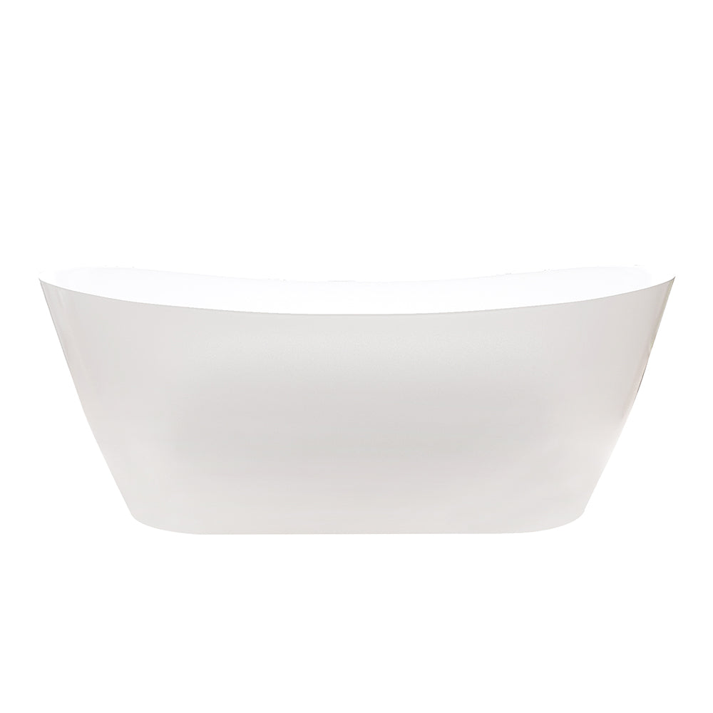Disney Ultra-Thin Freestanding Bathtub - Gloss White - MTO Marbles & Tiles Outlet