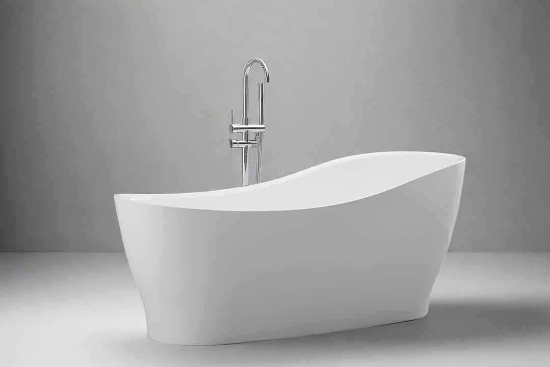 Clara Freestanding Bathtub - Gloss White