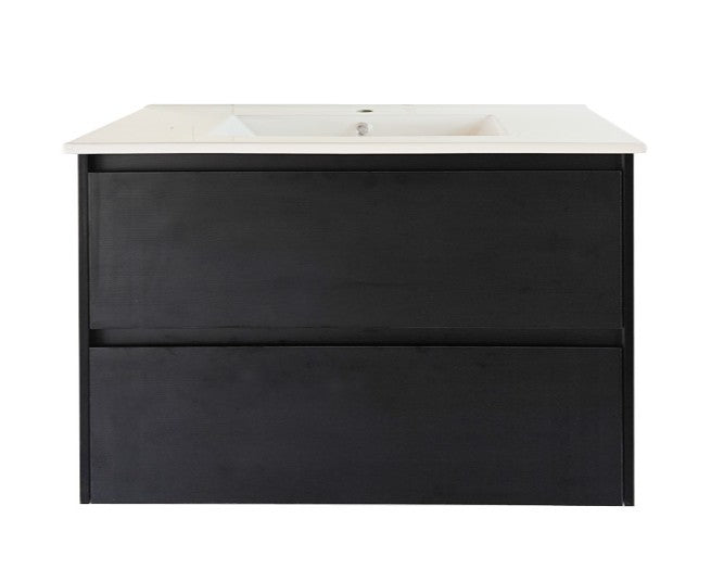 900mm Wall-Hung Vanity - Black Oak - MTO Marbles & Tiles Outlet