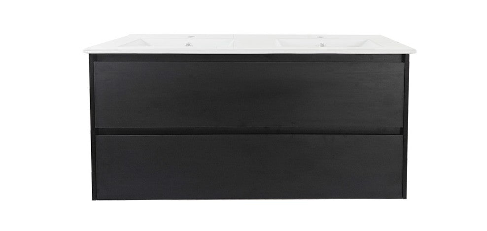 1200mm Wall-Hung Vanity - Black Oak - MTO Marbles & Tiles Outlet
