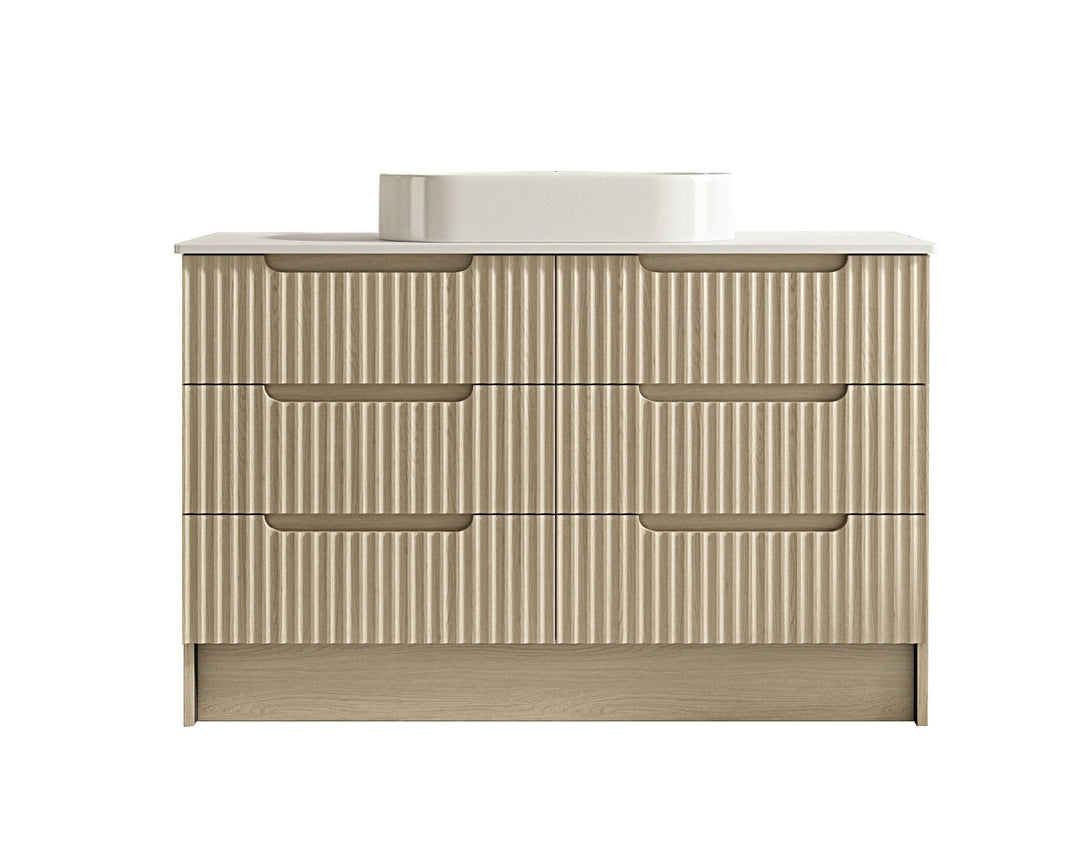 1200mm Freestanding Cabinet - Natural Oak - MTO Marbles & Tiles Outlet