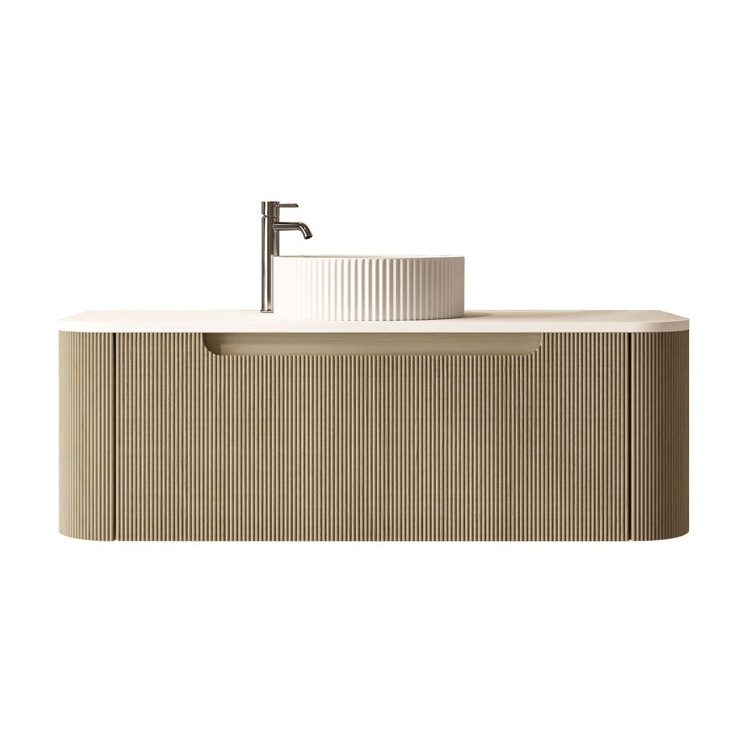 1200mm Wall-Hung Cabinet - Bur Oak - MTO Marbles & Tiles Outlet