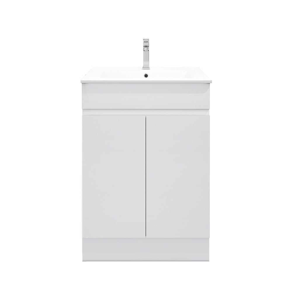 600mm PVC Slim Freestanding Vanity - MTO Marbles & Tiles Outlet