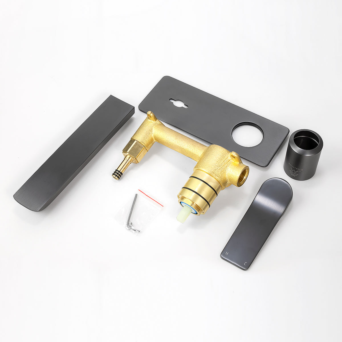 RUSHY - Brushed Gunmetal Spout Mixer - MTO Marbles & Tiles Outlet