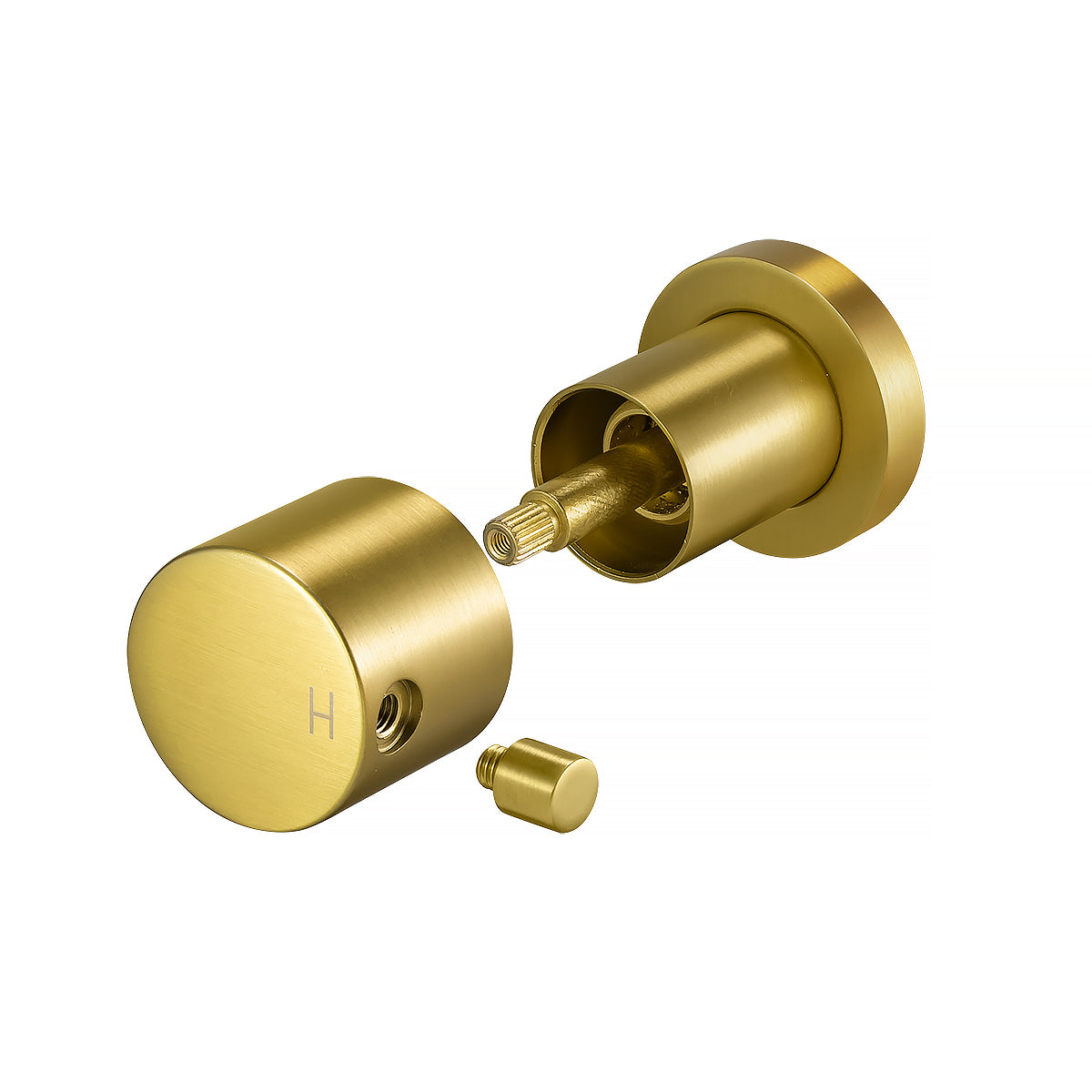 Brushed Brass Wall Tap - MTO Marbles & Tiles Outlet