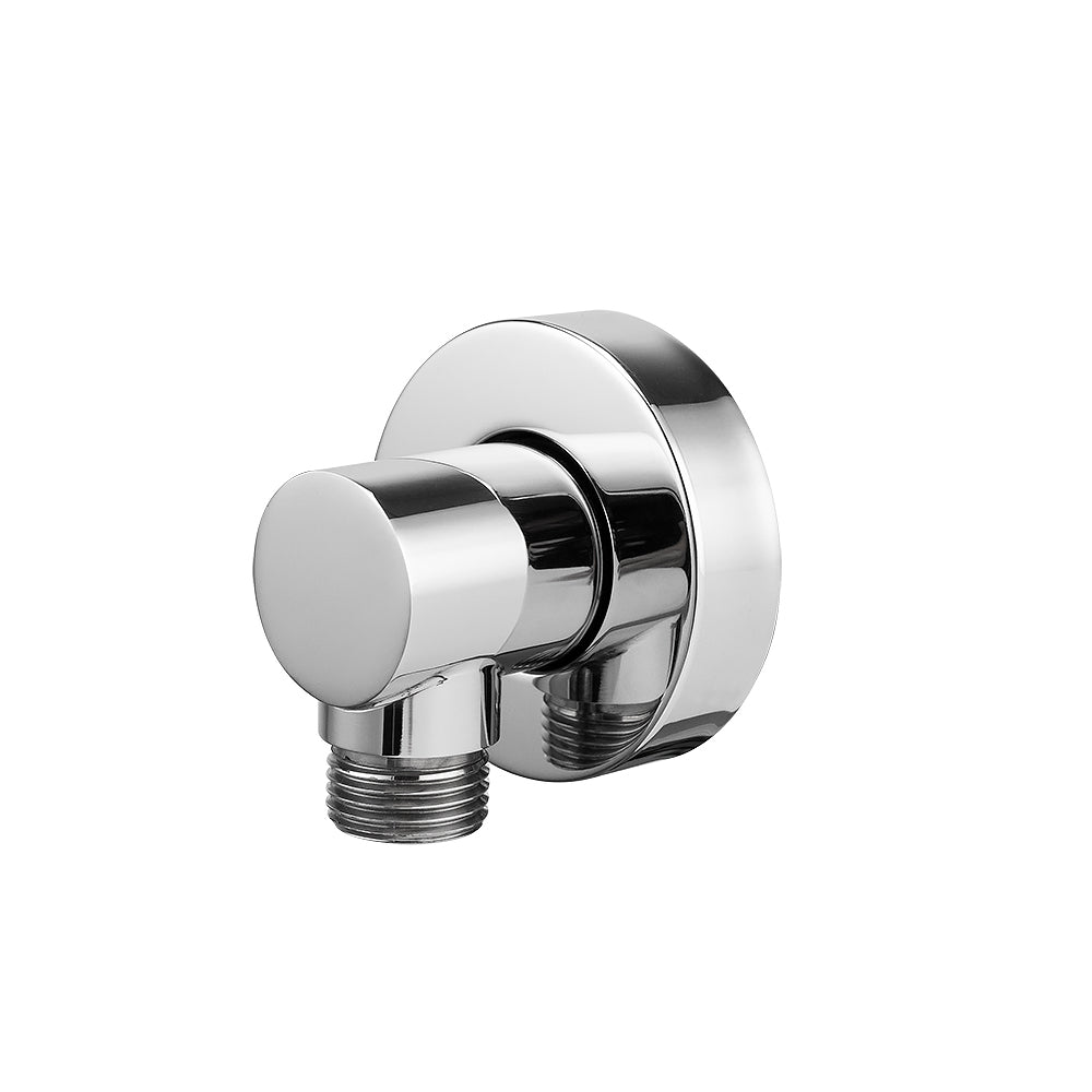 Chrome Shower Rail with Handheld Shower - MTO Marbles & Tiles Outlet
