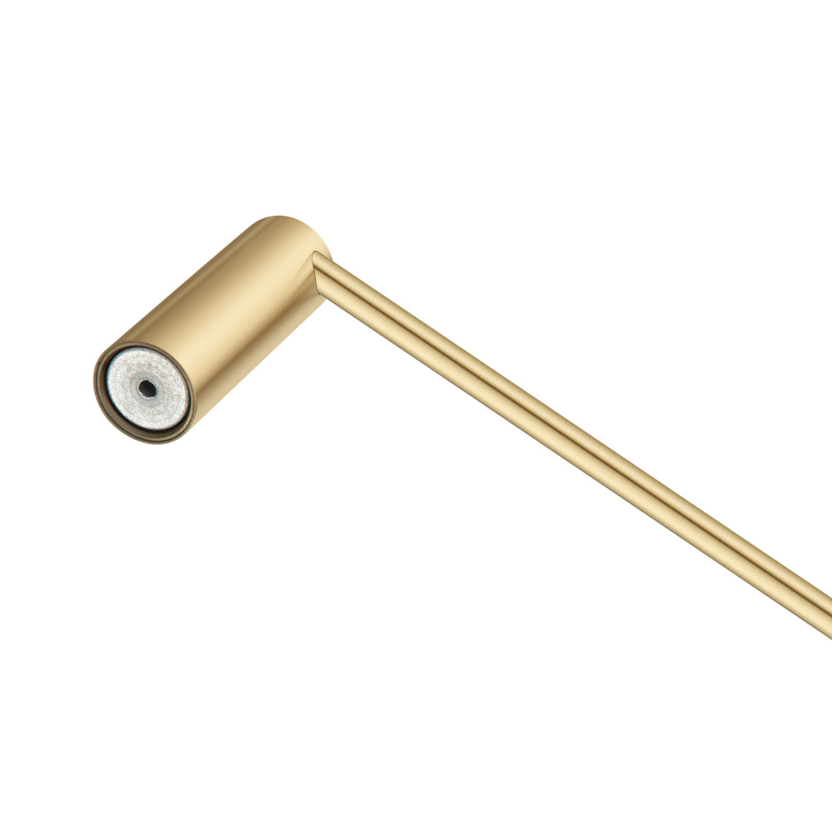 600mm Brushed Brass Single Towel Rail - MTO Marbles & Tiles Outlet