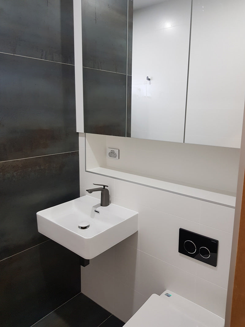 ESPERIA - Gunmetal Basin Mixer - MTO Marbles & Tiles Outlet