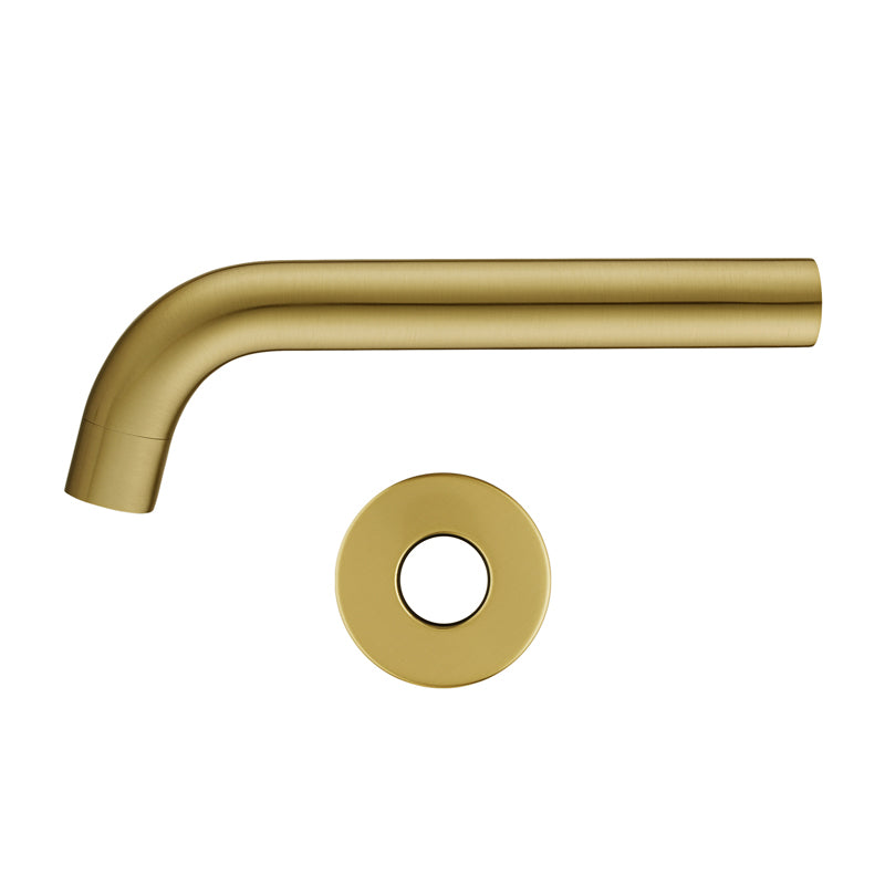 LUCID PIN - Brushed Brass Spout - MTO Marbles & Tiles Outlet