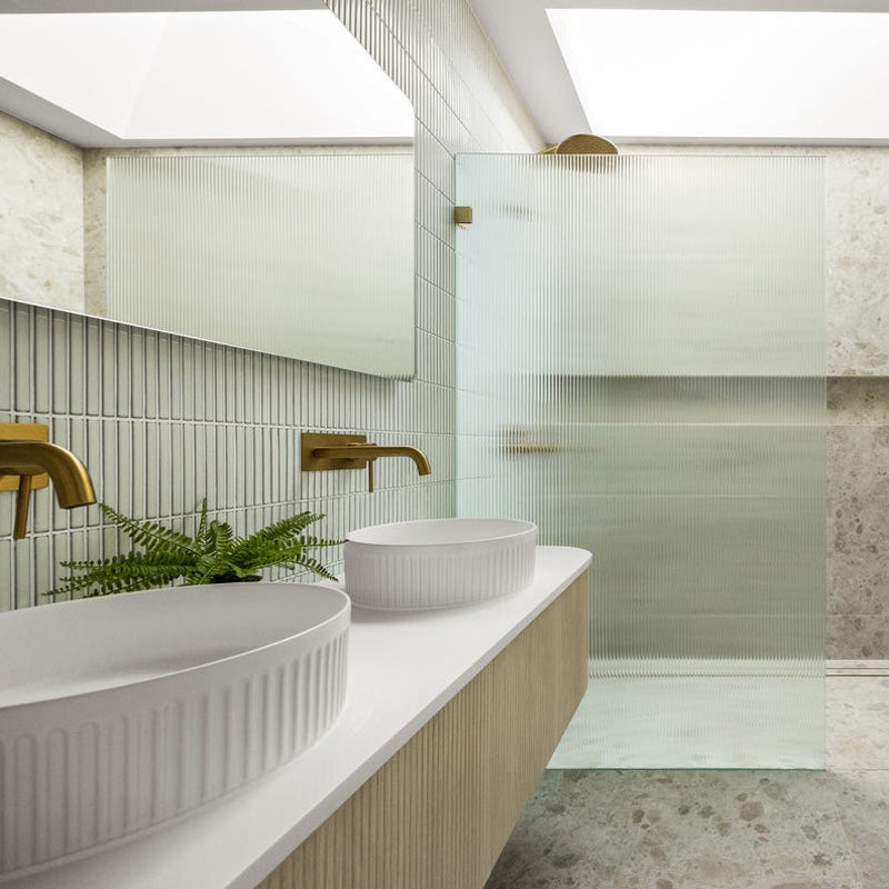 LUCID PIN - Brushed Brass Spout Mixer - MTO Marbles & Tiles Outlet