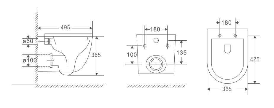 Norton66 Wall-Hung Pan