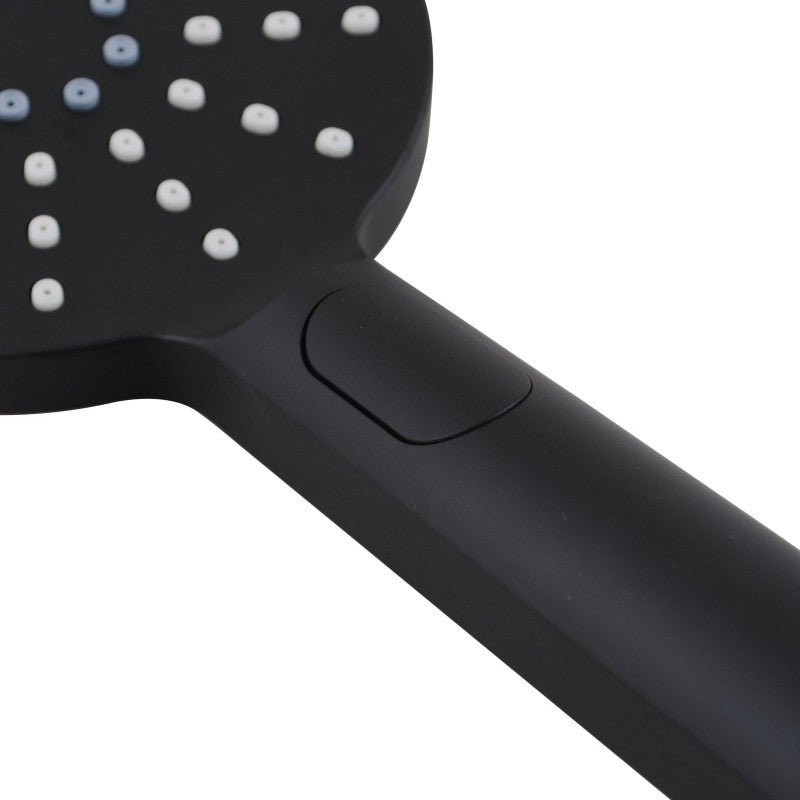 Black 3 Functions Handheld Shower - MTO Marbles & Tiles Outlet