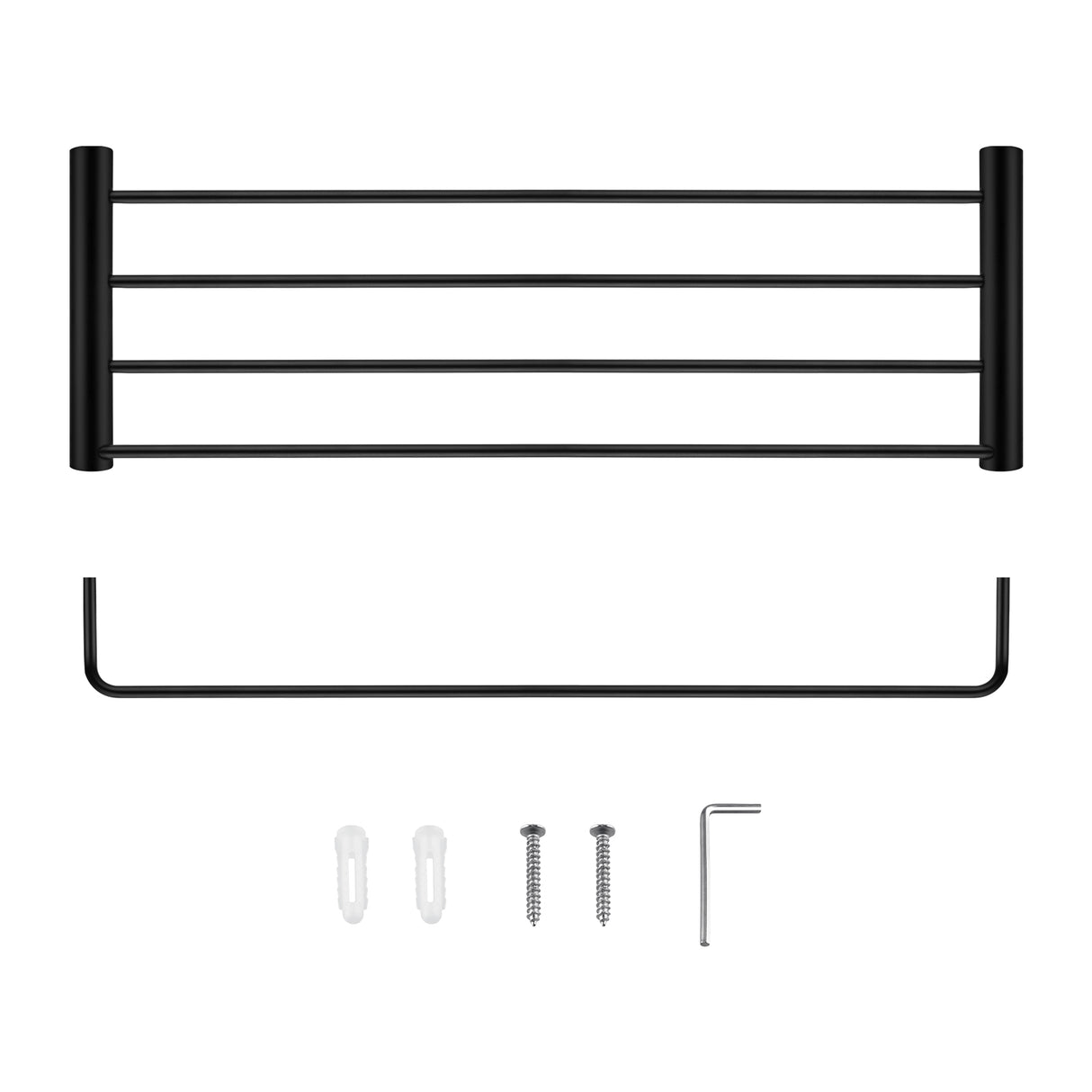 Black Shower Shelf - MTO Marbles & Tiles Outlet